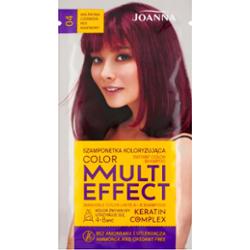 Joanna Multi Effect szamponetka koloryzująca Malinowa Czerwień (04)