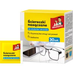 Jan Niezbędny ściereczki nasączone do okularów i ekranów 32 sztuki