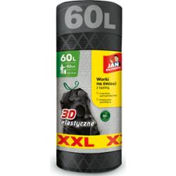 JAN NIEZBĘDNY worki na śmieci z taśmą 60l 40 szt.