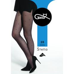 Gatta Stella 02 20den Rajstopy wzór nero r4, 1szt