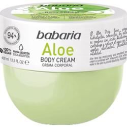 Babaria Aloe Vera nawilżający krem do ciała do skóry wrażliwej 400 ml