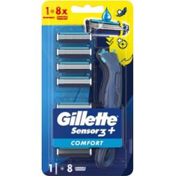 Gillette Sensor 3+ Comfort Maszynka do golenia 1 rączka + 8 wkładów