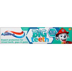 Aquafresh Big Teeth Pasta do zębów z fluorkiem 6-8 lat 50 ml