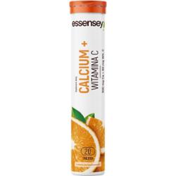 Essensey Calcium 300 MG + Witamina C 60 mg Pomarańcza 20 tabletek