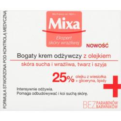 Mixa Extreme Nutrition bogaty krem nawilżający z olejkiem z wiesiołka 50 ml