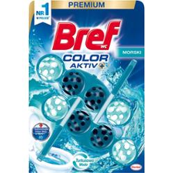 Bref WC Color Aktiv+ Zawieszka myjąco-zapachowa do muszli morski 2 x 50 g