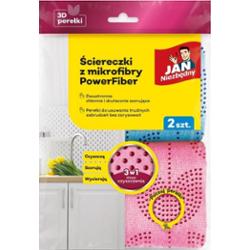 Jan Niezbędny ściereczki z mikrofibry PowerFiber 2 szt.