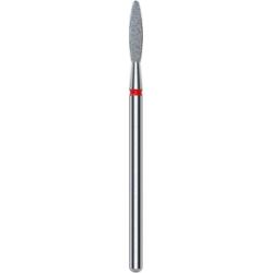 Staleks EXPERT średnica 2,3 mm / część robocza 10 mm frez diamentowy płomyk czerwony 1 sztuka