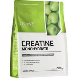 OstroVit Creatine Monohydrate kreatyna 500 g green apple