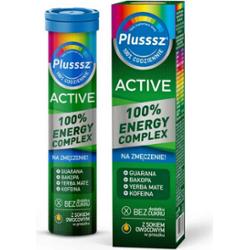 Plusssz Active 100% Energy Complex tabletki musujące 20 sztuk