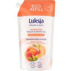 LUKSJA mydło w płynie brzoskwinia/biała herbata 900 ml