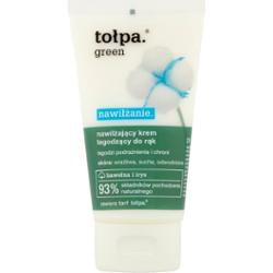 TOŁPA GREEN Nawilżający krem łagodzący do rąk, bawełna i irys, Vegan, 75 ml