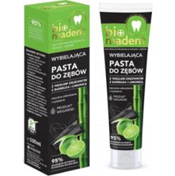 BIO MADENT pasta do zębów z węglem drzewnym i limonką 100 ml