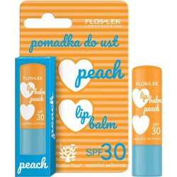 Floslek Lip Care Peach SPF 30 pomadka do ust 4 g
