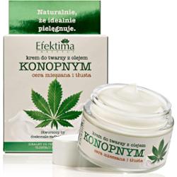 Efektima konopny krem do skóry mieszanej i tłustej 50 ml