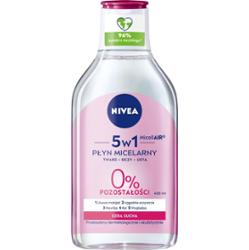 Nivea MicellAIR 5w1 Płyn micelarny do cery suchej 400 ml