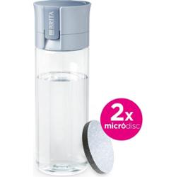 Brita butelka Vital pastelowy błękit + 2 wkłady filtrujące MicroDisc 1 sztuka
