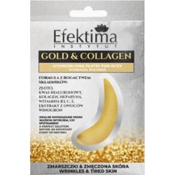 Efektima Hydrożleowe Płatki Pod Oczy Ze Złotem I Kolagenem (2 Szt.) Zmarszczki & Zmęczona Skóra