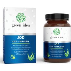 Green Idea JOD Kelp + Spirulina Suplement diety 60 kapsułek