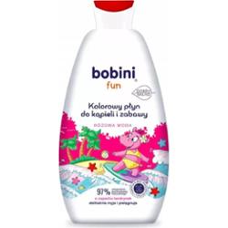 BOBINI FUN Kolorowy płyn do kąpieli i zabawy Różowa woda 500ml