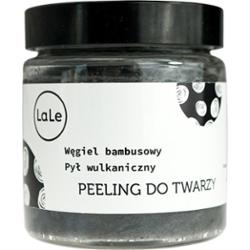 La-Le Peeling do twarzy z węglem bambus i pyłem wulkan 120 ml