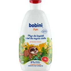 Bobini Fun płyn do kąpieli i żel mycia ciała o zapachu cytrusów 500 ml