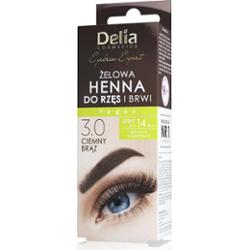 Delia Cosmetics Eyebrow Expert Żelowa henna do brwi i rzęs 3.0 ciemny brąz