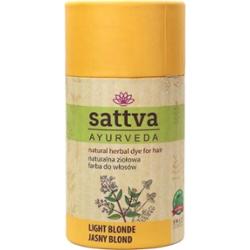 Sattva Ayurveda Naturalna Ziołowa Farba do włosów Jasny Blond 150g