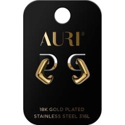 Auri kolczyki małe prostokąty półotwarte 2 sztuki