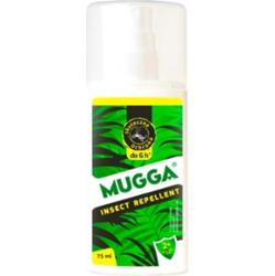 MUGGA SPRAY DEET 9.5%. 75 ML - spray na komary i kleszcze