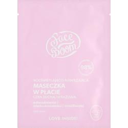 FaceBoom Nawilżająco-rozświetlająca maseczka w płacie Błyszcząca Panienka