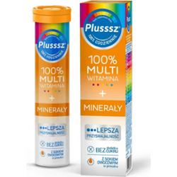 Plusssz 100% Multiwitamina + Minerały 20 tabletek