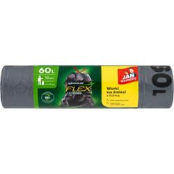 Jan Niezbędny Magnum Flex & Strong Worki z taśmą 60 l 10 sztuk