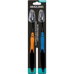 Oraclinic szczoteczka wybielająca z aktywnym węglem 2szt