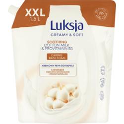 LUKSJA płyn do kąpieli mleczko bawełniane/prowitamina B5 1500 ml