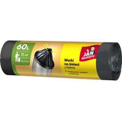 Jan Niezbędny worki na śmieci z taśmą 60L 12 szt.