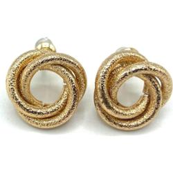 Cat&Cat złote kolczyki na sztyft