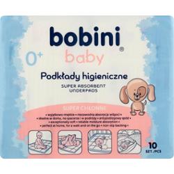 bobini Baby Podkłady higieniczne super chłonne 10 sztuk