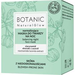 Botanic Natural Glow normalizująca maska do twarzy na noc 50 ml