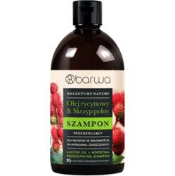Barwa Olej Rycynowy Skrzyp Polny szampon regenerujący 380 ml