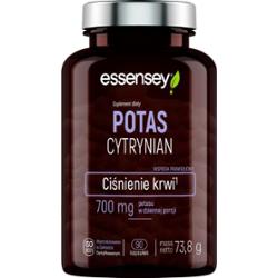 Essensey Potas Cytrynian 90 kapsułek