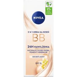 Nivea 5W1 krem BB na dzień SPF15 jasny 50ml