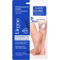 Lirene Foot Care skarpetki złuszczające do stóp nawilżająco-zmiękczające 2,5% Urea 1 para
