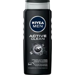 Nivea MEN żel pod prysznic dla mężczyzn 3w1 Active Clean 500 ml