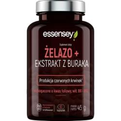 Essensey Żelazo + Ekstrakt Buraka 90 kapsułek