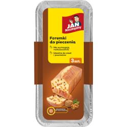 Jan Niezbędny Foremki do pieczenia aluminiowe 3 sztuki