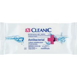 Cleanic Antibacterial Chusteczki odświeżające 15 sztuk
