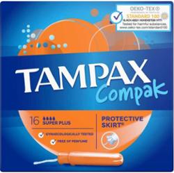 Tampax Compak Super Plus tampony z aplikatorem 16 szt.