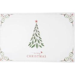 Altom Design Zielona Choinka mata podkładka na stół świąteczna 1 sztuka