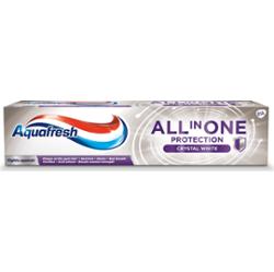 Aquafresh Crystal White All in One Protection Pasta do zębów z fluorkiem 100 ml